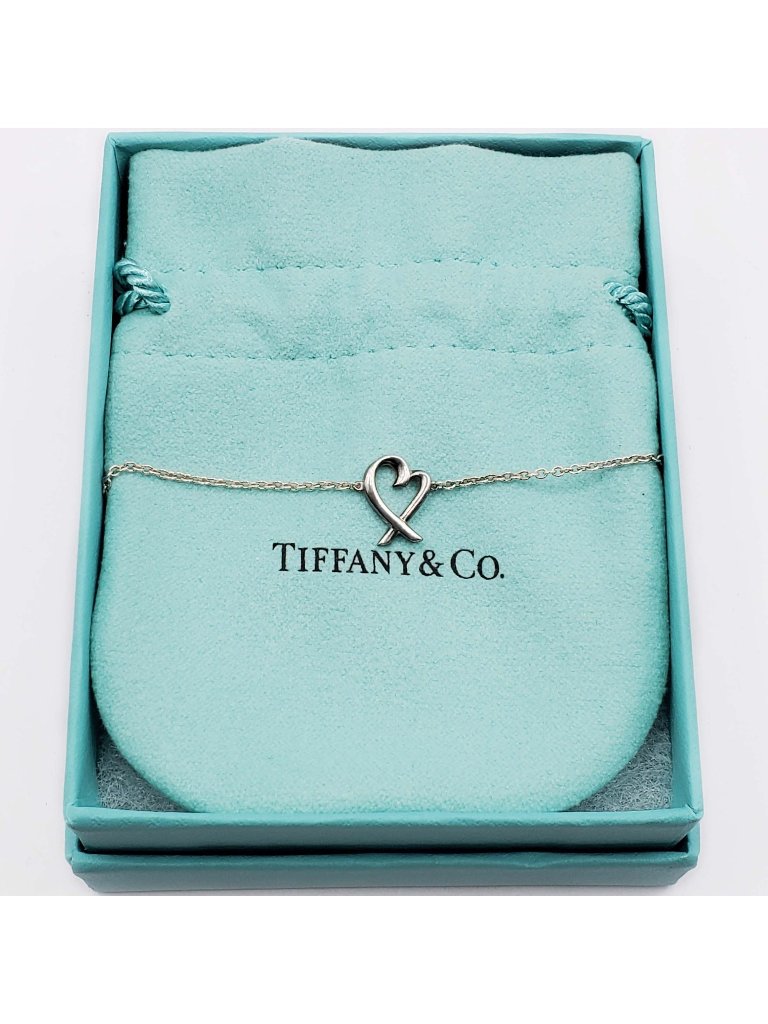 Tiffany & Co Paloma Picasso Loving Heart Bracelet Sterling Silver